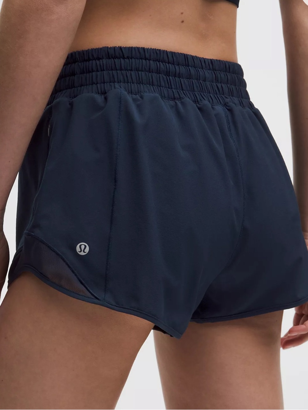 Lululemon Low Rise Hotty Hot Shorts Navy Blue Women’s 6
